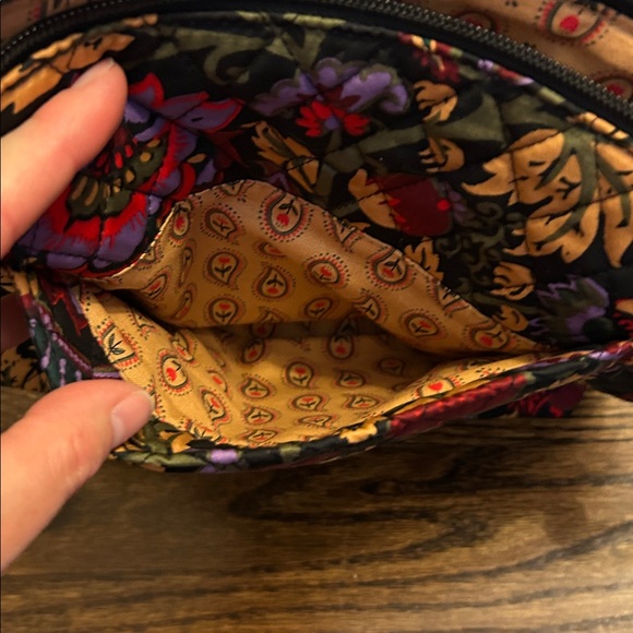 Vera Bradley Original Hipster Midnight Garden Paisley - Picture 3 of 7
